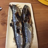 シンプルな秋刀魚の塩焼き